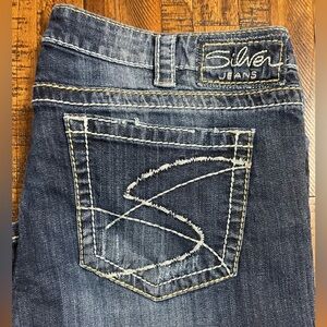 Silver Jeans Women's Dark Blue Denim